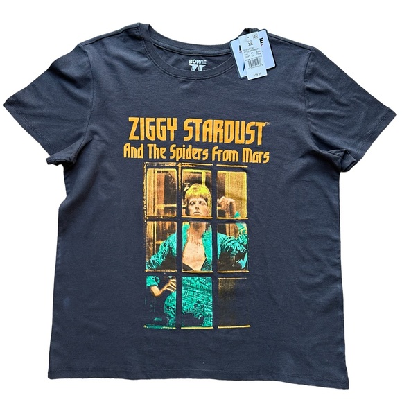 David Bowie T Shirt DAVID BOWIE Ziggy Stardust T Shirt – The Rise N Fall, Aus Baumwolle, In S M L XL 2XL David Bowie T Shirt